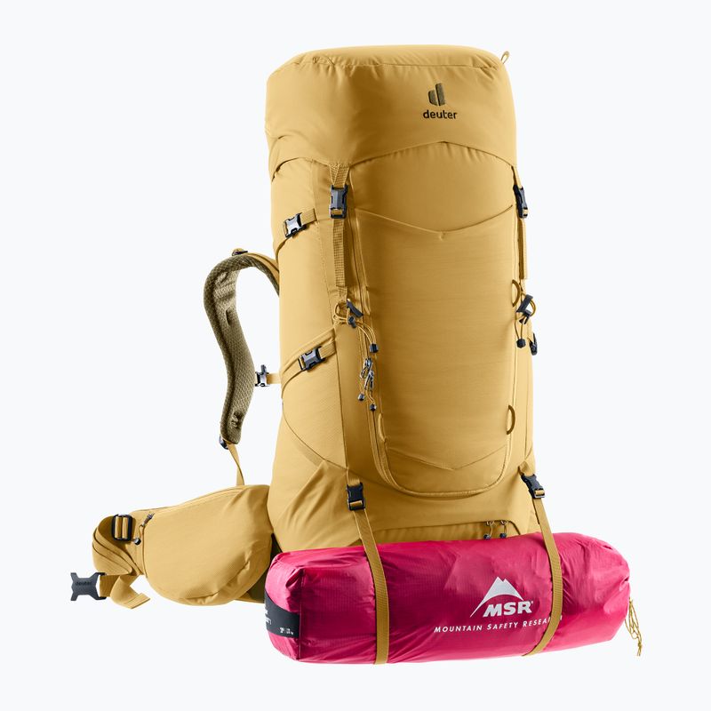 Women's trekking backpack deuter Aircontact Core 55 + 10 l SL savanna/nori 7