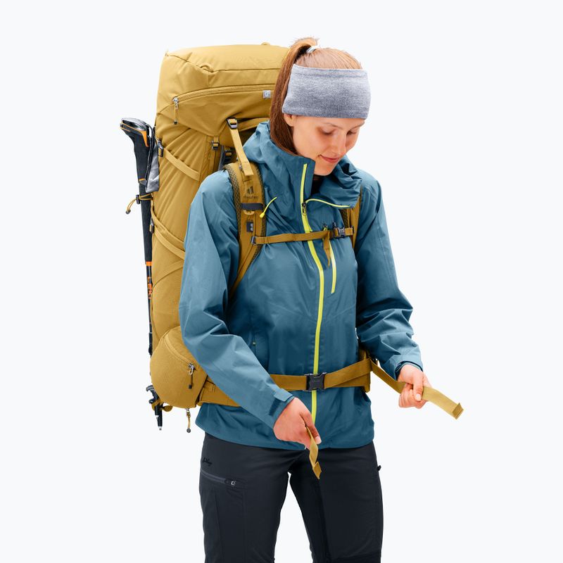 Women's trekking backpack deuter Aircontact Core 55 + 10 l SL savanna/nori 14