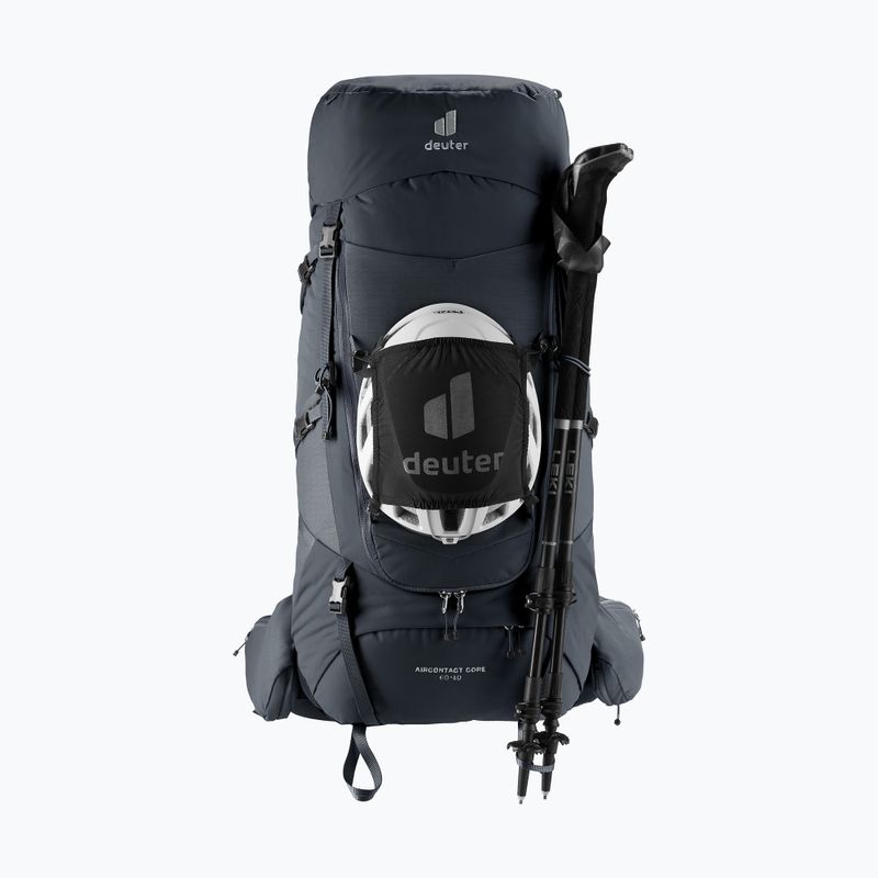 Trekking backpack deuter Aircontact Core 60 + 10 l black 9