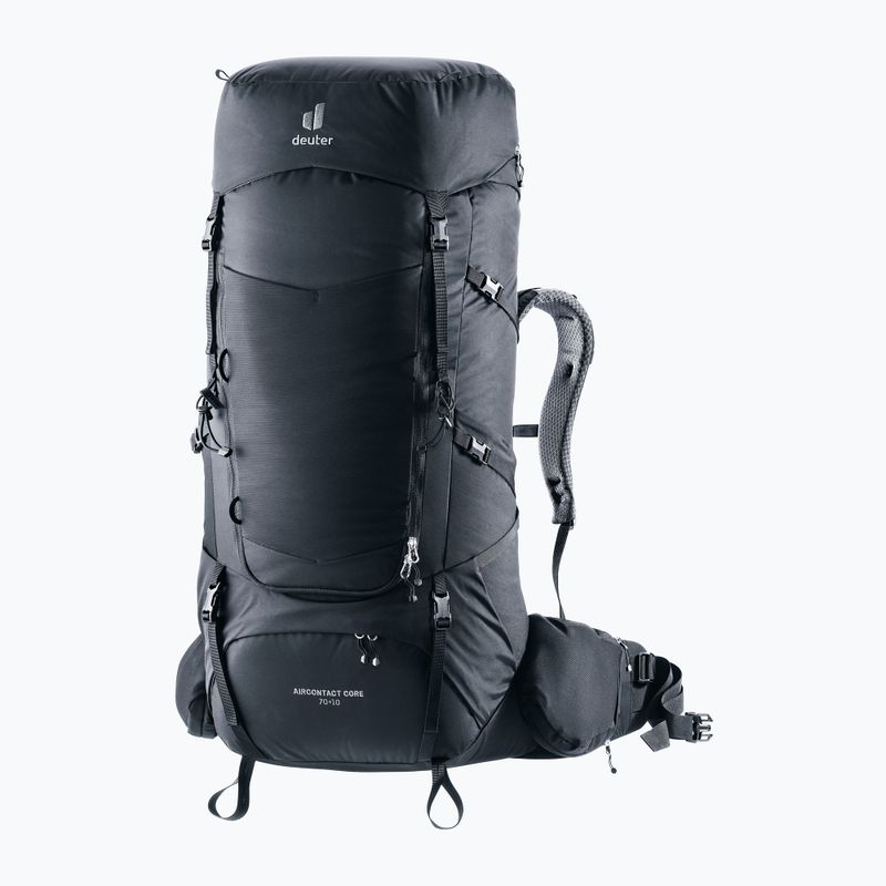 Trekking backpack deuter Aircontact Core 70 + 10 l black 3