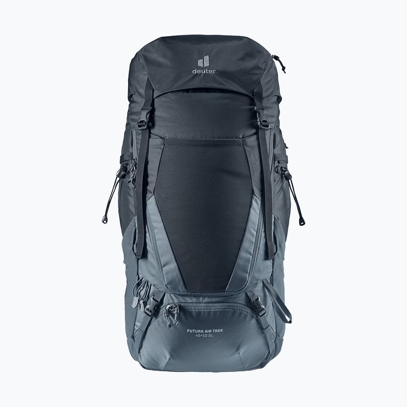 Trekking backpack deuter Aircontact Lite 40 + 10 l black/graphite