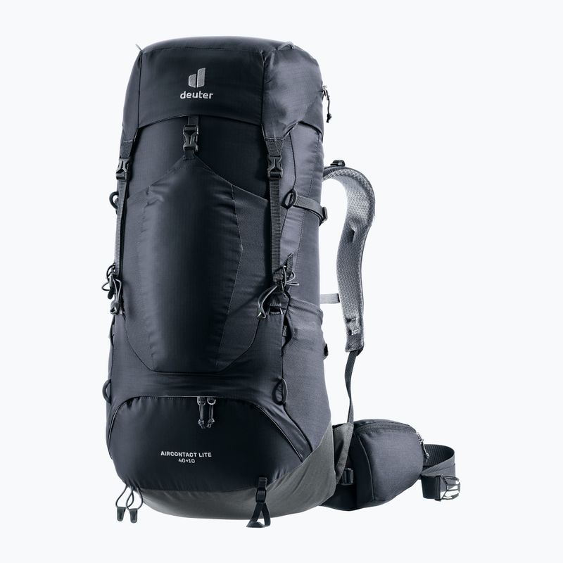Trekking backpack deuter Aircontact Lite 40 + 10 l black/graphite 2