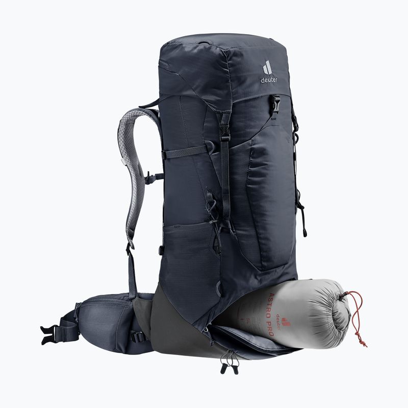 Trekking backpack deuter Aircontact Lite 40 + 10 l black/graphite 11