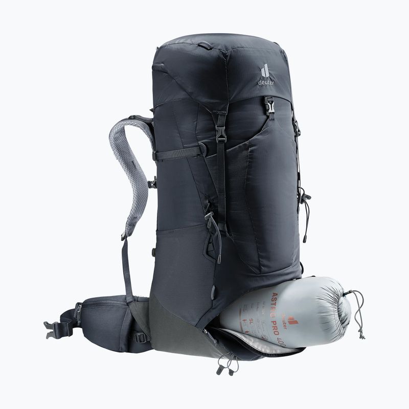 Trekking backpack deuter Aircontact Lite 50 + 10 l black/graphite 7