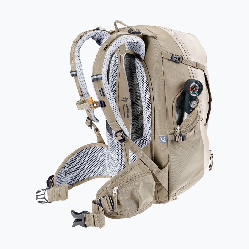 Cycling backpack damski deuter Trans Alpine 22 l SL alu/greystone 10