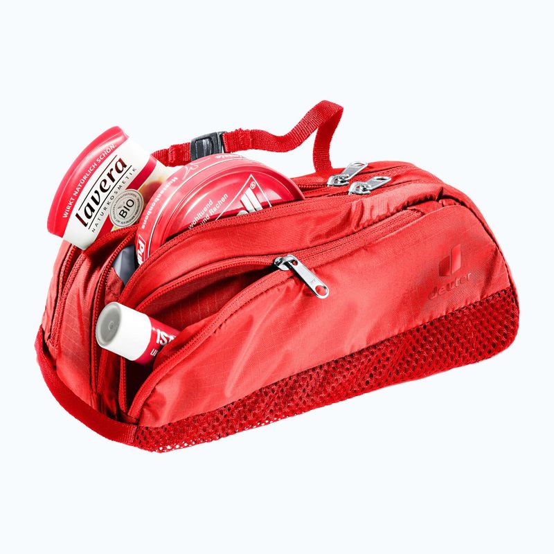 Travel washbag Deuter Wash Bag Tour II poppy/crimson 3
