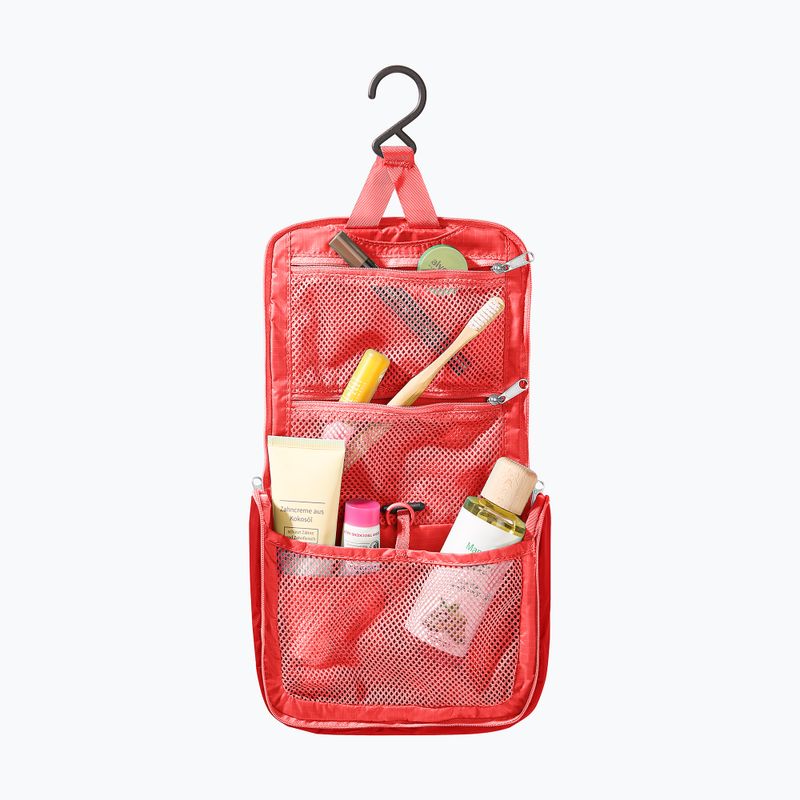 Travel washbag Deuter Wash Center Lite I poppy/crimson 2