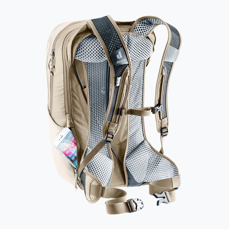 Cycling backpack deuter Race Air 14 + 3 l alu/greystone 7