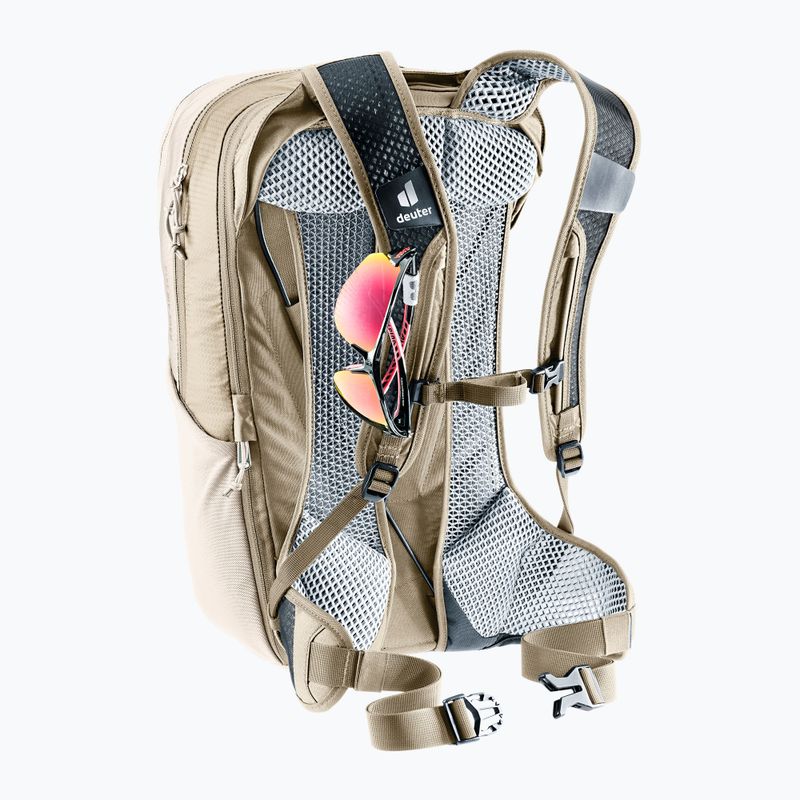 Cycling backpack deuter Race Air 14 + 3 l alu/greystone 12