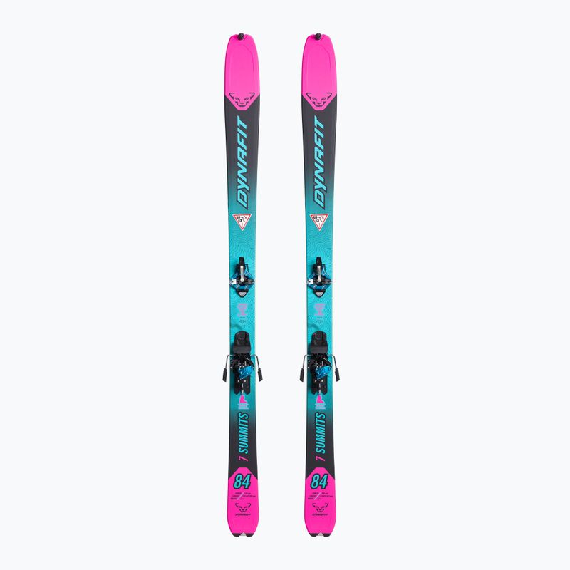Women's DYNAFIT Seven Summits W + Ski Set blue-pink 08-0000048495 skis