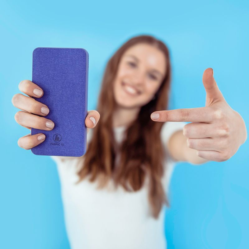 Powerbank Hama Fabric 10 Power Pack 10000 mAh purple 1872600000 2