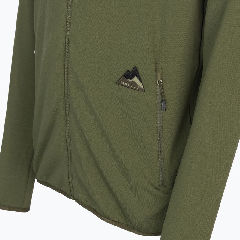 Maloja M'S MoosM men's ski sweatshirt green 32253-1-0560 3