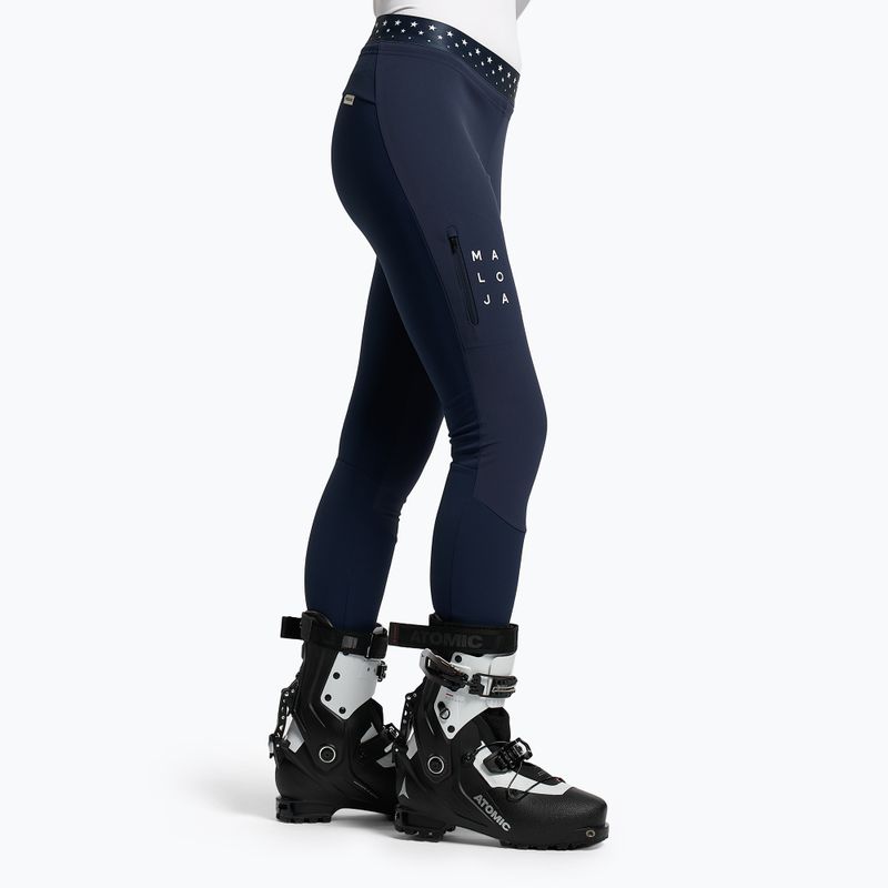 Women's Maloja Daga cross-country ski trousers navy blue 32126-1-8325 3