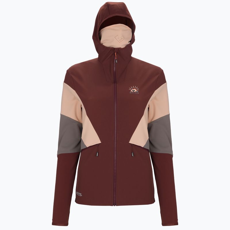 Women's softshell jacket Maloja W'S GeraniumM brown 32111-1-8450 13