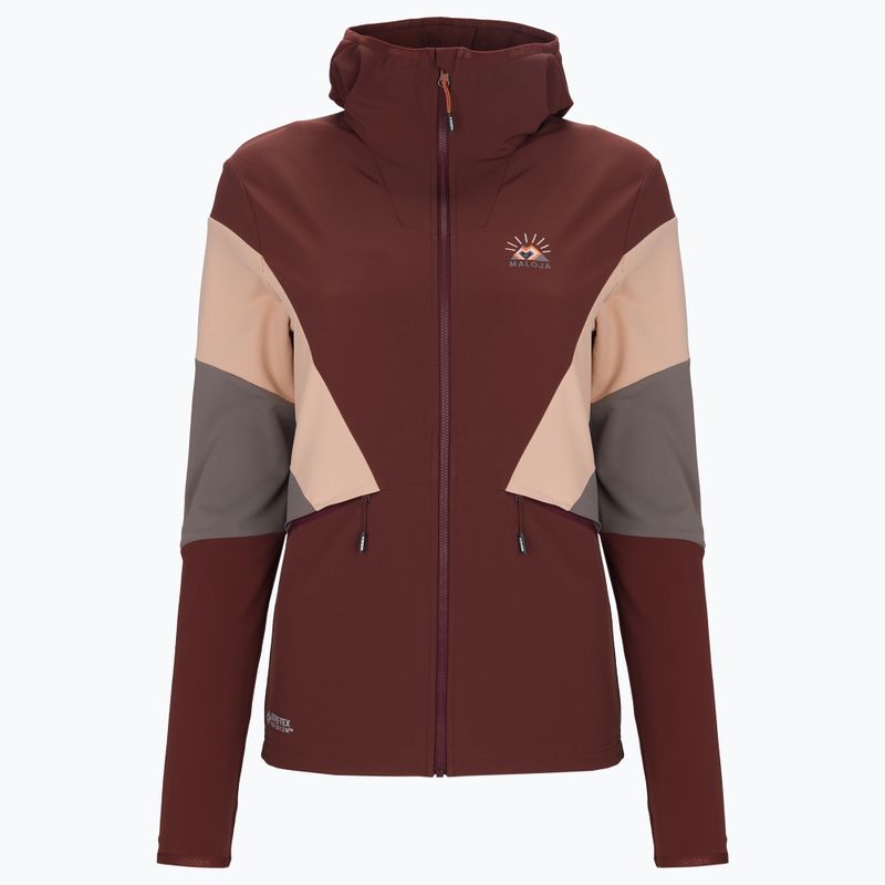 Women's softshell jacket Maloja W'S GeraniumM brown 32111-1-8450 14