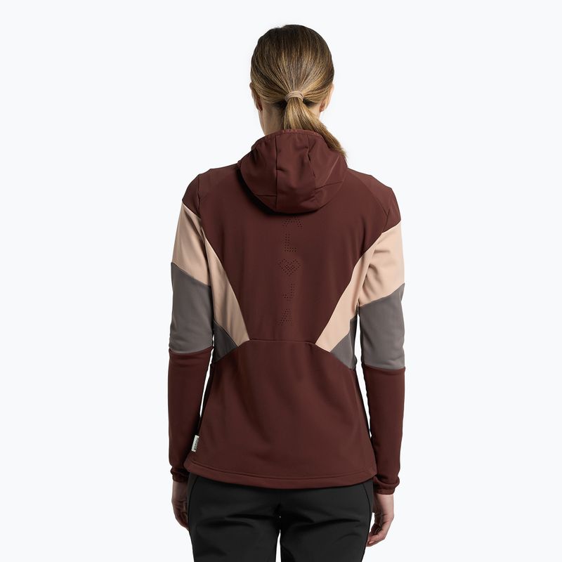 Women's softshell jacket Maloja W'S GeraniumM brown 32111-1-8450 4