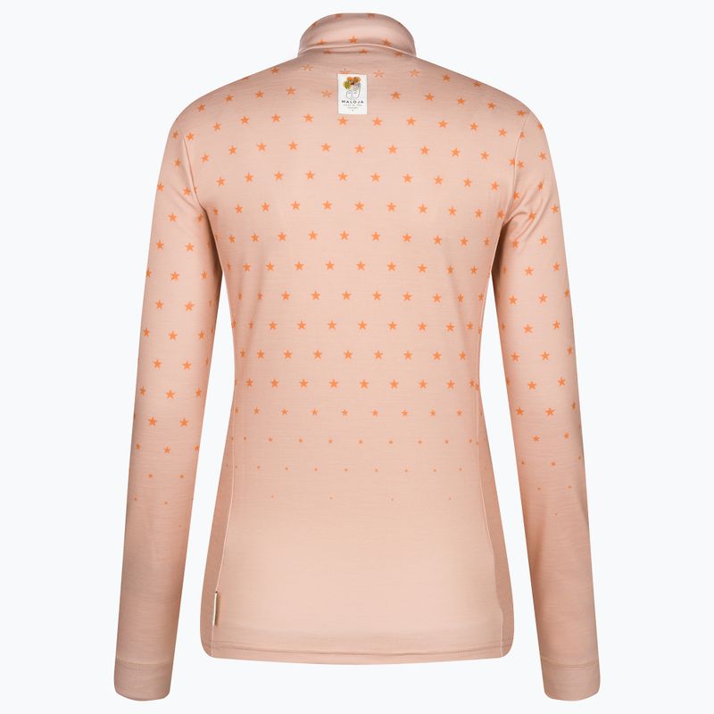 Women's ski sweatshirt Maloja Copper beech orange 32124 1 8471 9