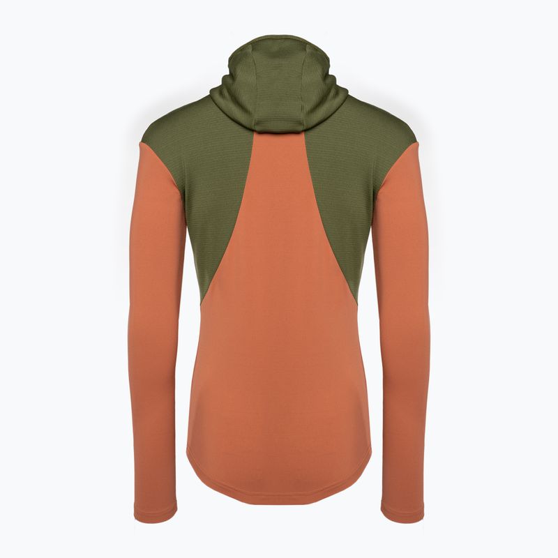 Women's Maloja SchioM green-orange sweatshirt 34150-1-0560 2