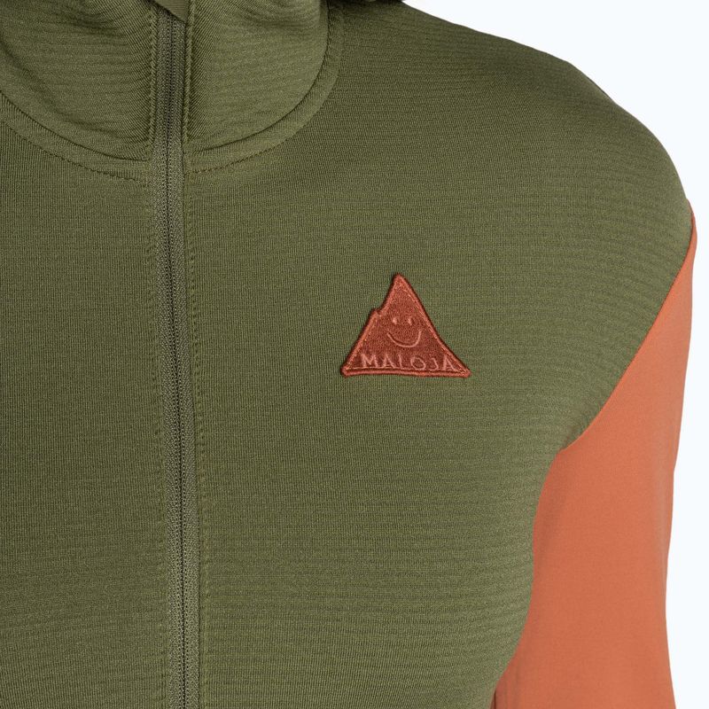 Women's Maloja SchioM green-orange sweatshirt 34150-1-0560 3