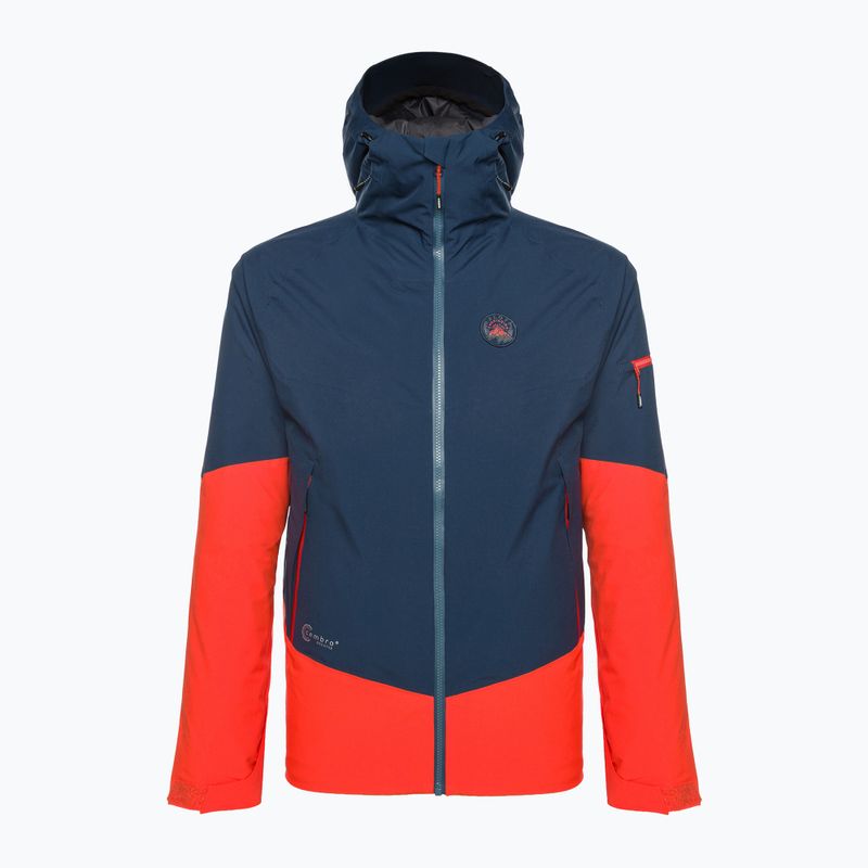 Maloja HallimaschM men's ski jacket navy blue and orange 34204-1-8581