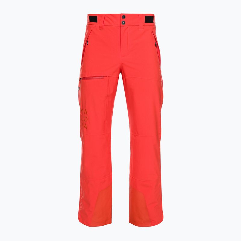 Maloja DumeniM men's ski trousers orange 34205-1-8046