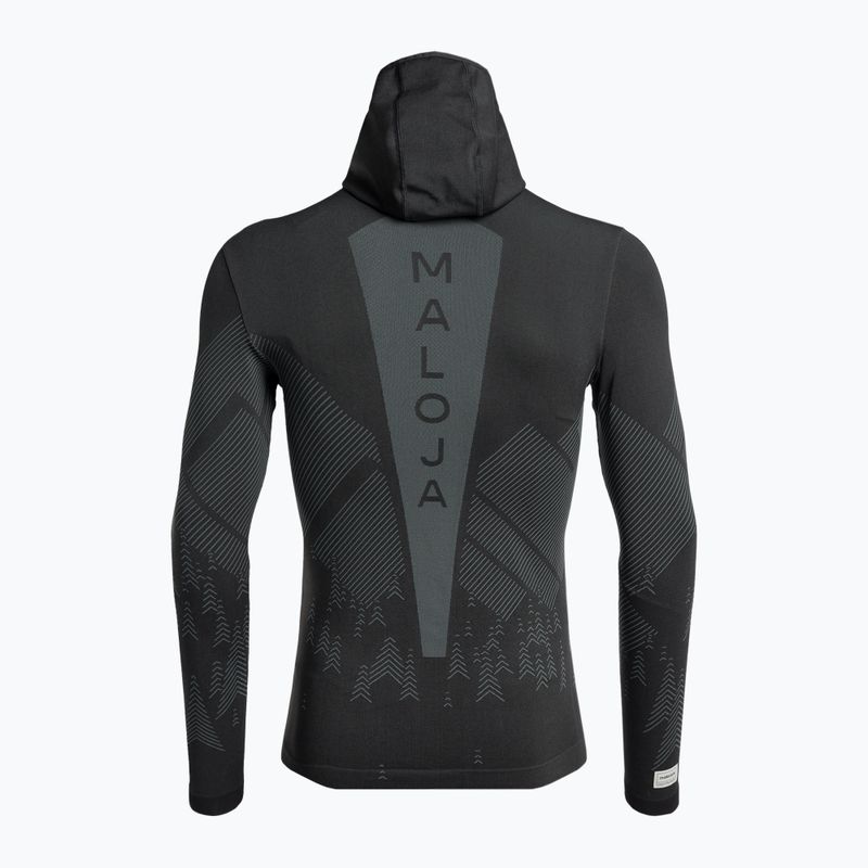 Men's ski sweatshirt Maloja MauerseglerM grey 34221-1-0817 2