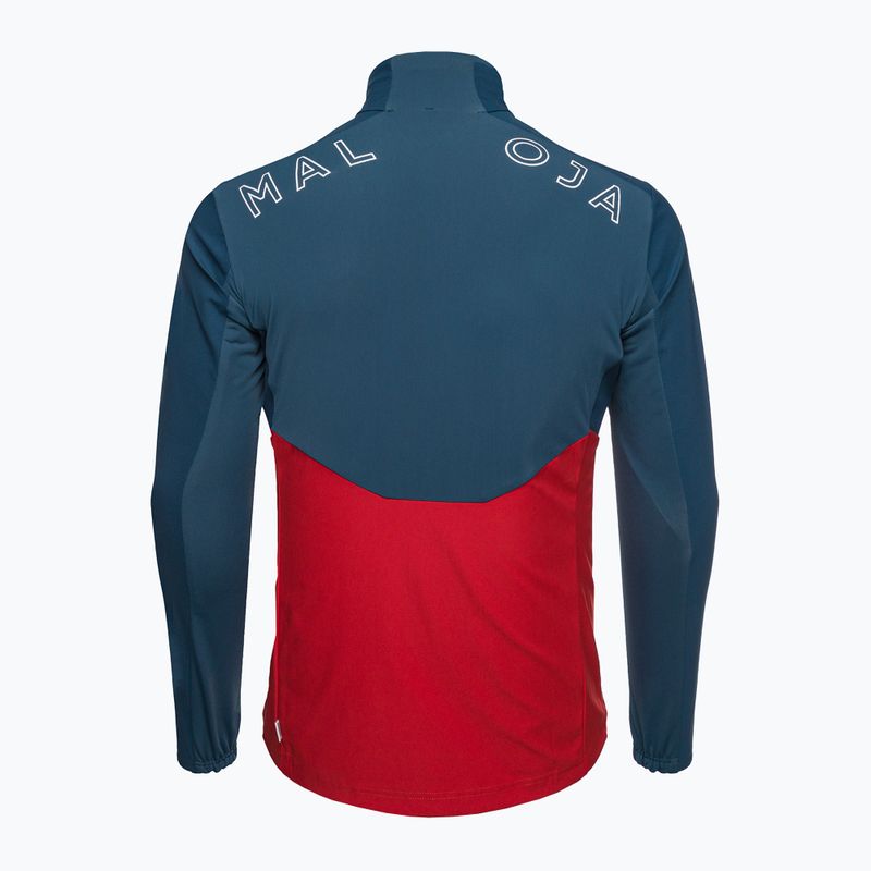 Maloja EuleM men's softshell jacket navy blue and red 34230-1-8686 2