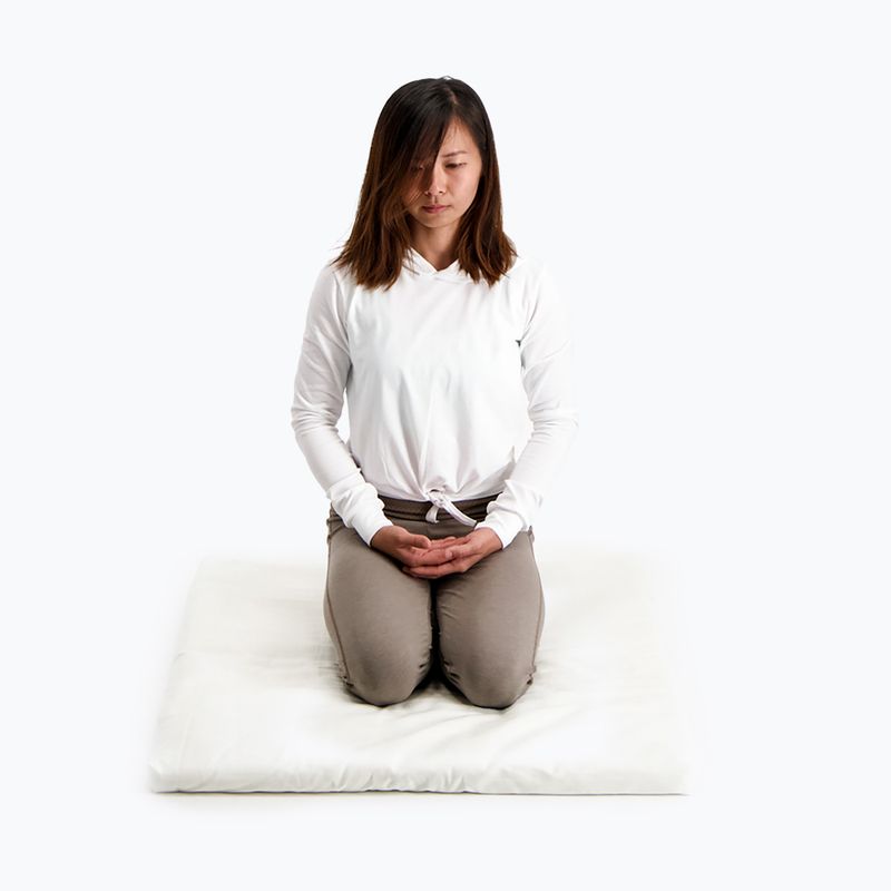 Meditation cushion JadeYoga Prolana Meditation Pad Zabuton natural 5