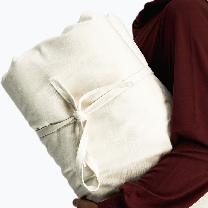 Meditation cushion JadeYoga Prolana Meditation Pad Zabuton natural 9