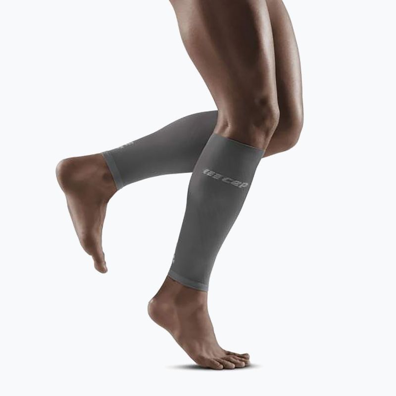 CEP Ultralight 2.0 men's calf compression bands grey WS50JY2 5