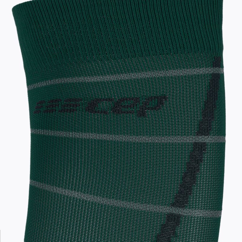 CEP Reflective Green Men's Calf Compression Bands WS50GZ2 5