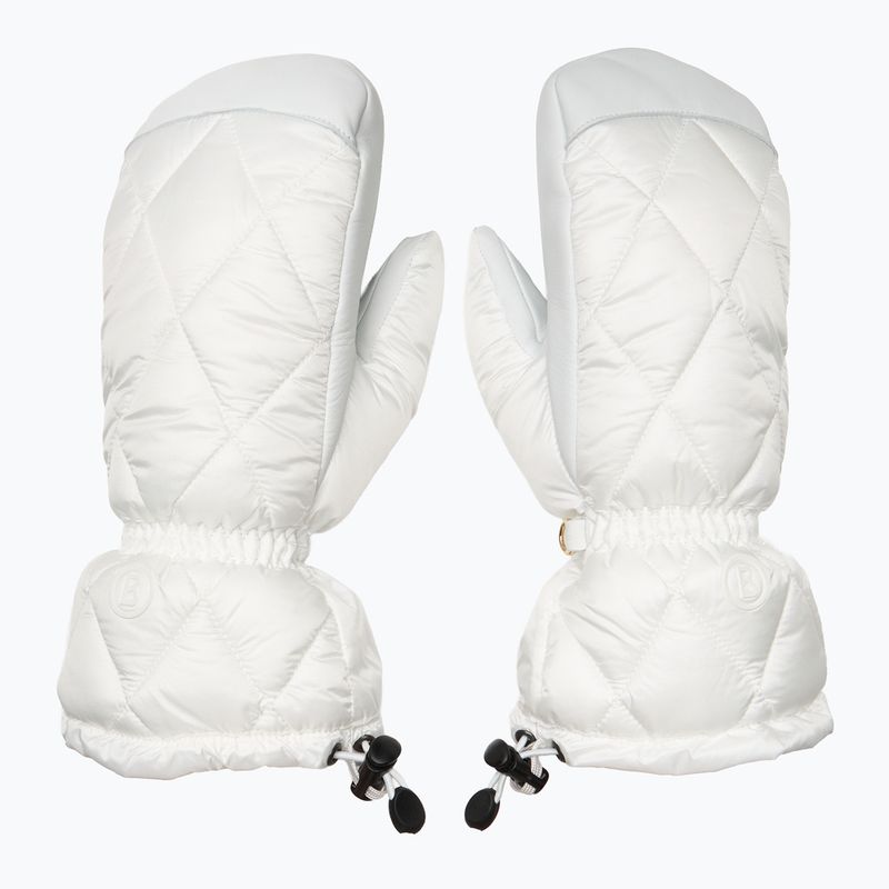 Women's ski gloves BOGNER Selia off white 2