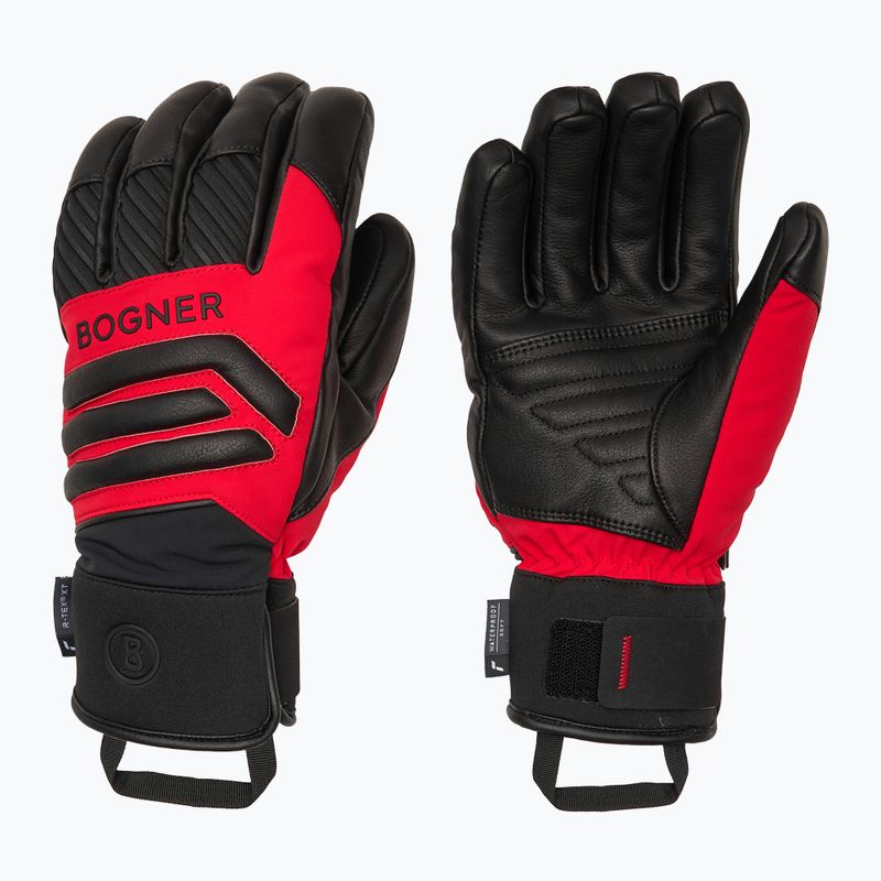 Men's ski gloves BOGNER Alex R-TEX XT fast red