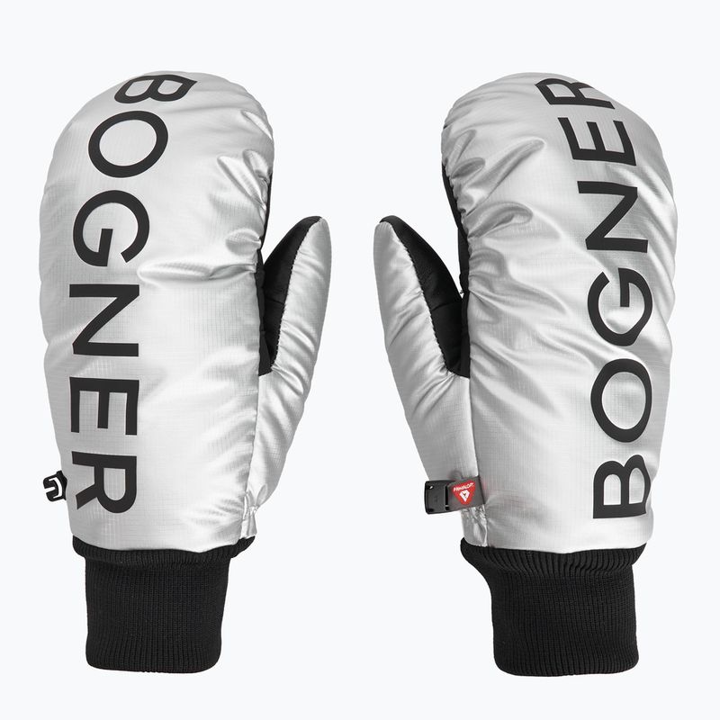 Women's ski gloves BOGNER Downtown silver 2
