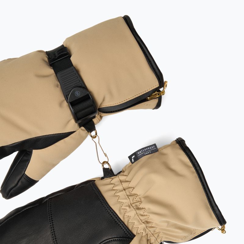 Men's ski gloves BOGNER Flora 007 R-TEX XT light almond 5