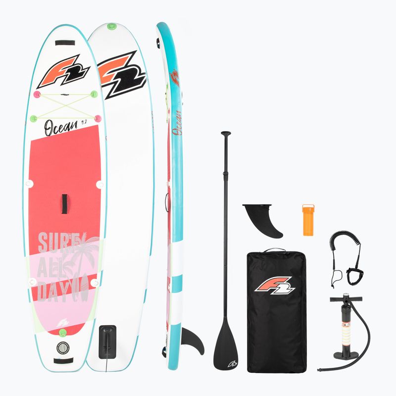 F2 Ocean Girl children's SUP board 9'2" pink