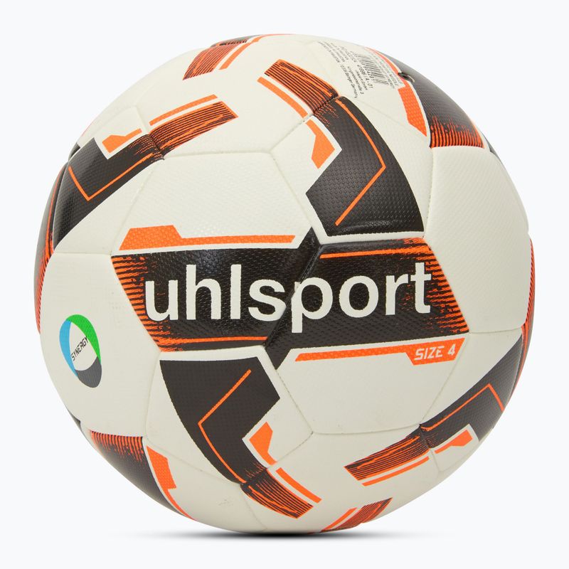 Uhlsport Resist Synergy football white/black/fluo orange size 4