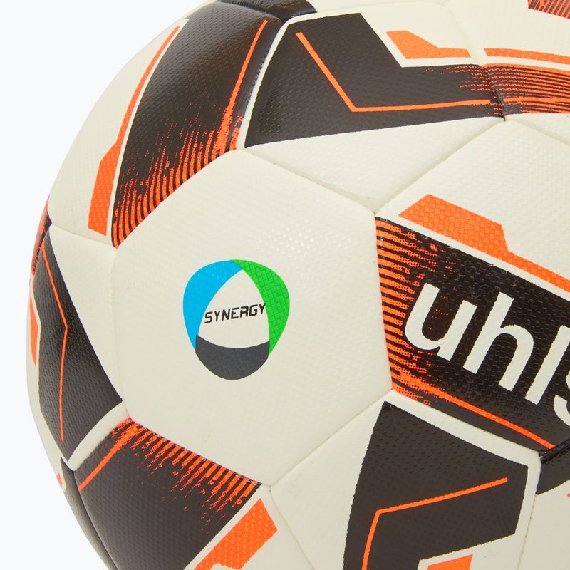 Uhlsport Resist Synergy football white/black/fluo orange size 4 3