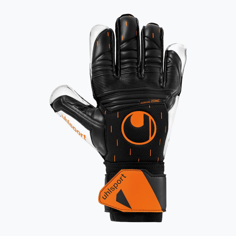 Uhlsport Speed Contact Soft Pro goalkeeper gloves black and white 101126801 5