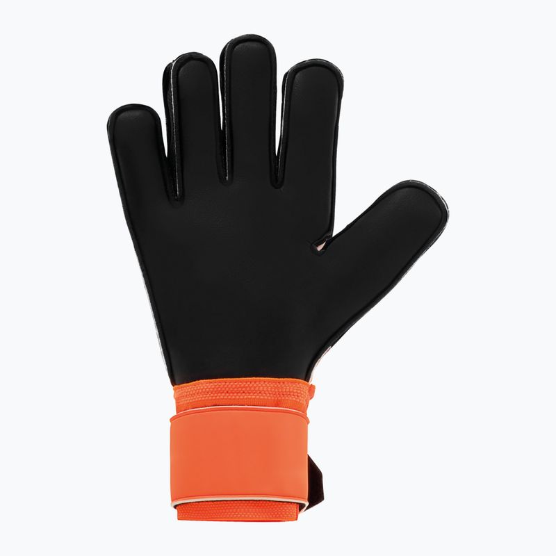 Uhlsport Soft Resist+ goalkeeper gloves orange and white 101127501 6