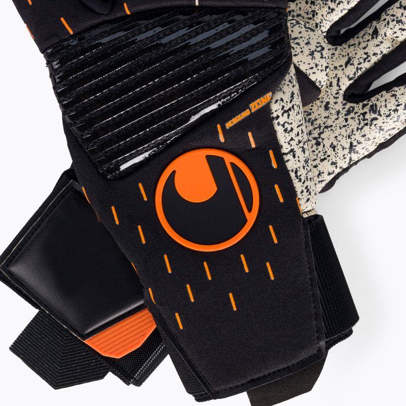 Uhlsport Speed Contact Supergrip+ Reflex goalkeeper gloves black and white 101125901 4