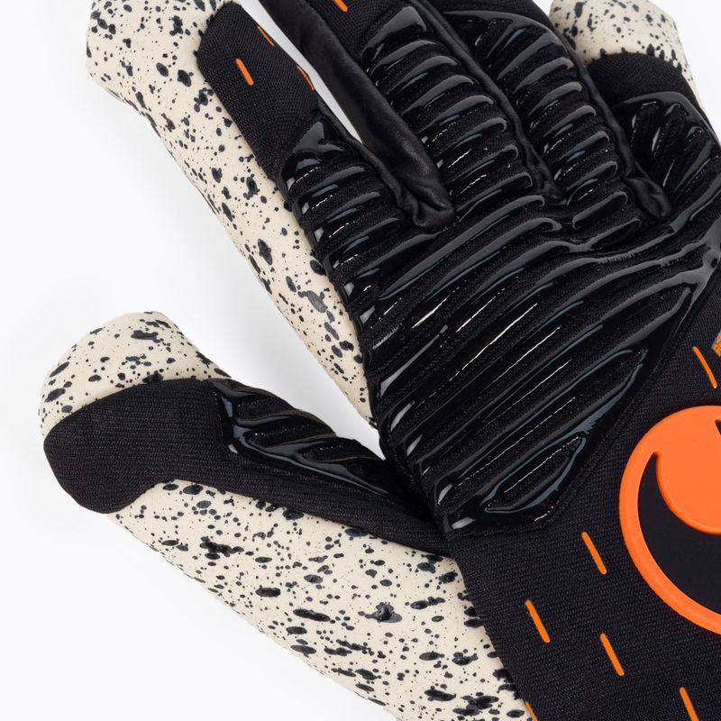 Uhlsport Speed Contact Supergrip+ Hn goalkeeper gloves black and white 101126101 3