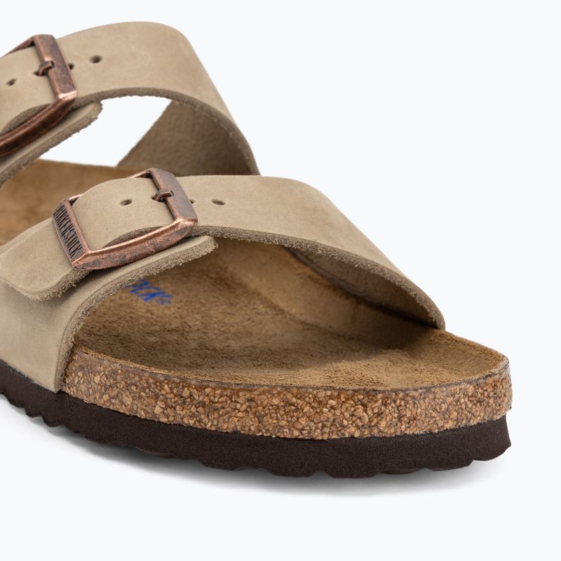 BIRKENSTOCK Arizona LEOI Narrow tabacco brown flip-flops 7
