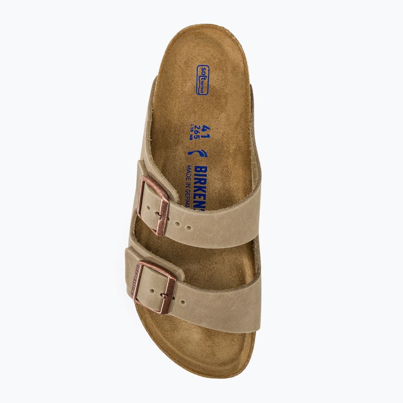 BIRKENSTOCK Arizona LEOI Narrow tabacco brown flip-flops 5