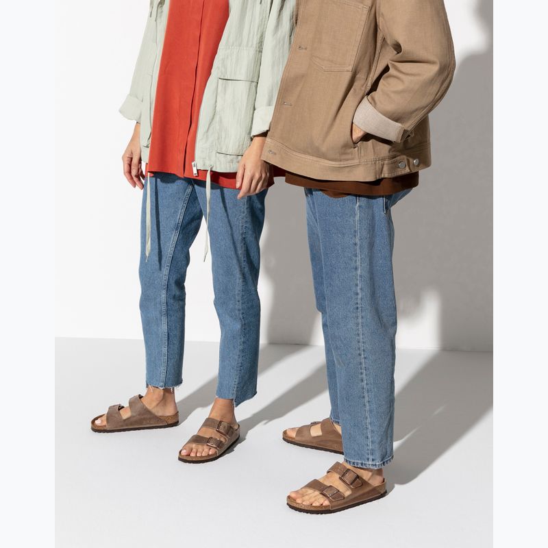 BIRKENSTOCK Arizona SFB LEOI Narrow tabacco brown slides 3