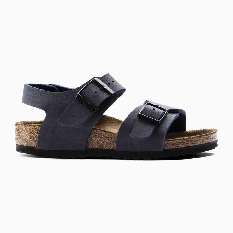 Children's sandals BIRKENSTOCK New York Birkibuc Narrow navy 2