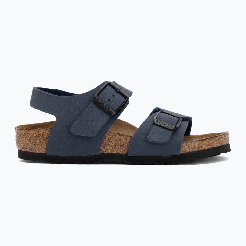 Children's sandals BIRKENSTOCK New York Birkibuc Narrow navy 2