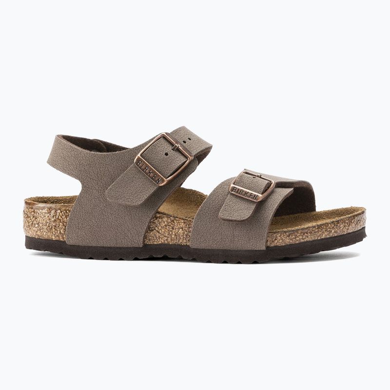 Children's sandals BIRKENSTOCK New York Birkibuc Narrow mocha 2