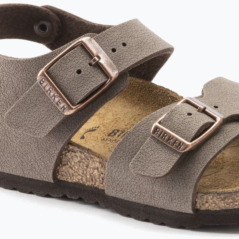 Children's sandals BIRKENSTOCK New York Birkibuc Narrow mocha 6