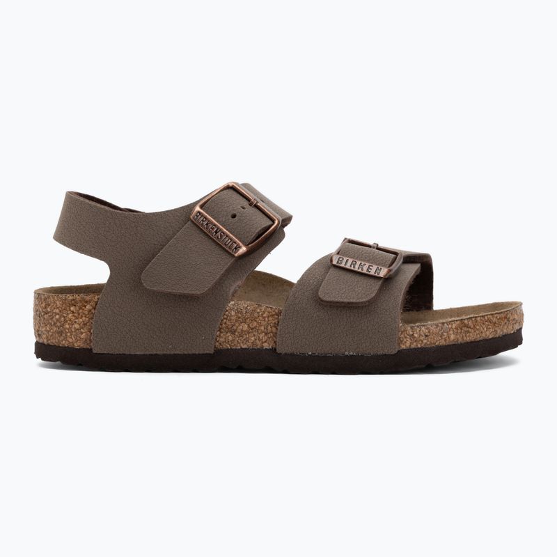 Children's sandals BIRKENSTOCK New York Birkibuc Narrow mocha 2